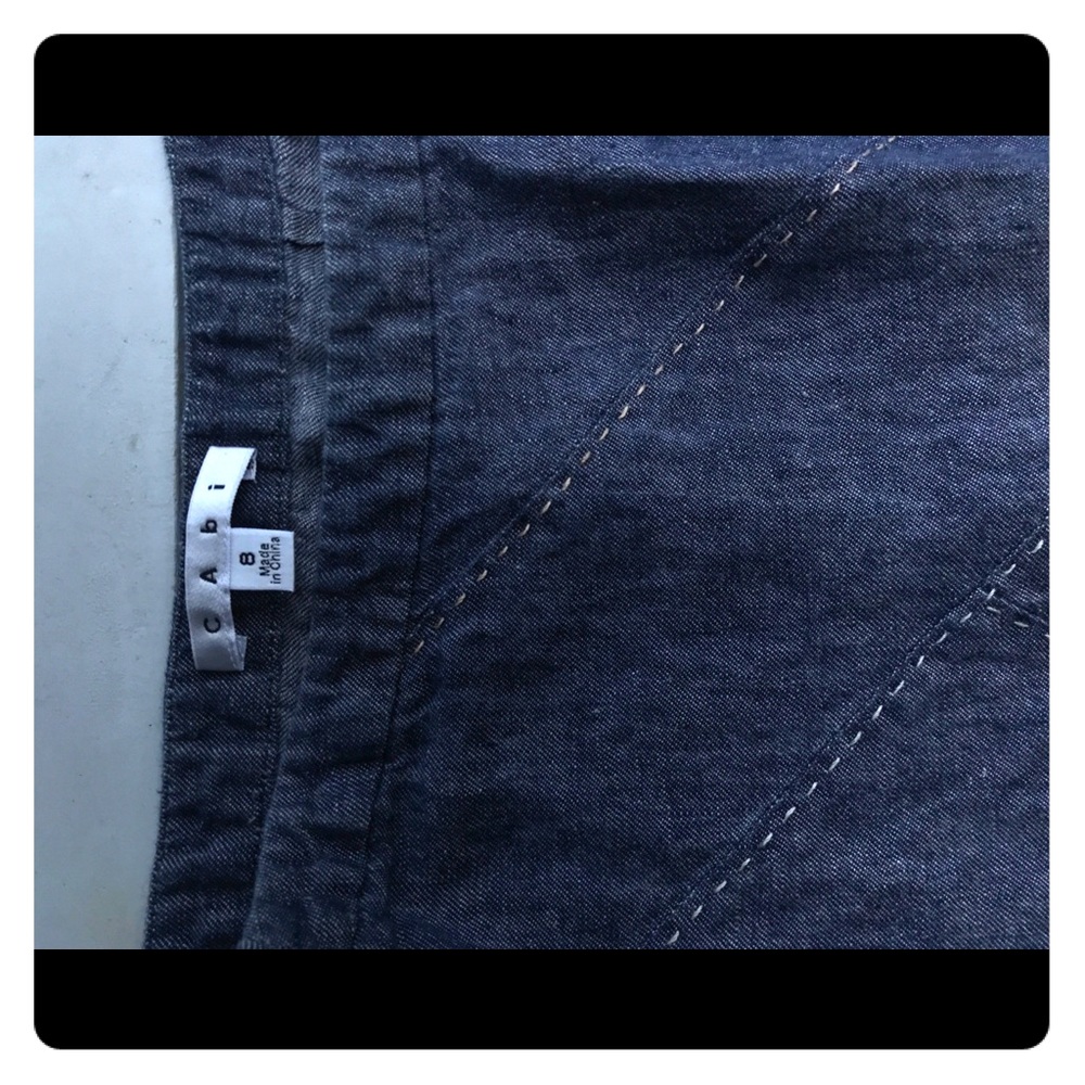 CAbi denim skirt